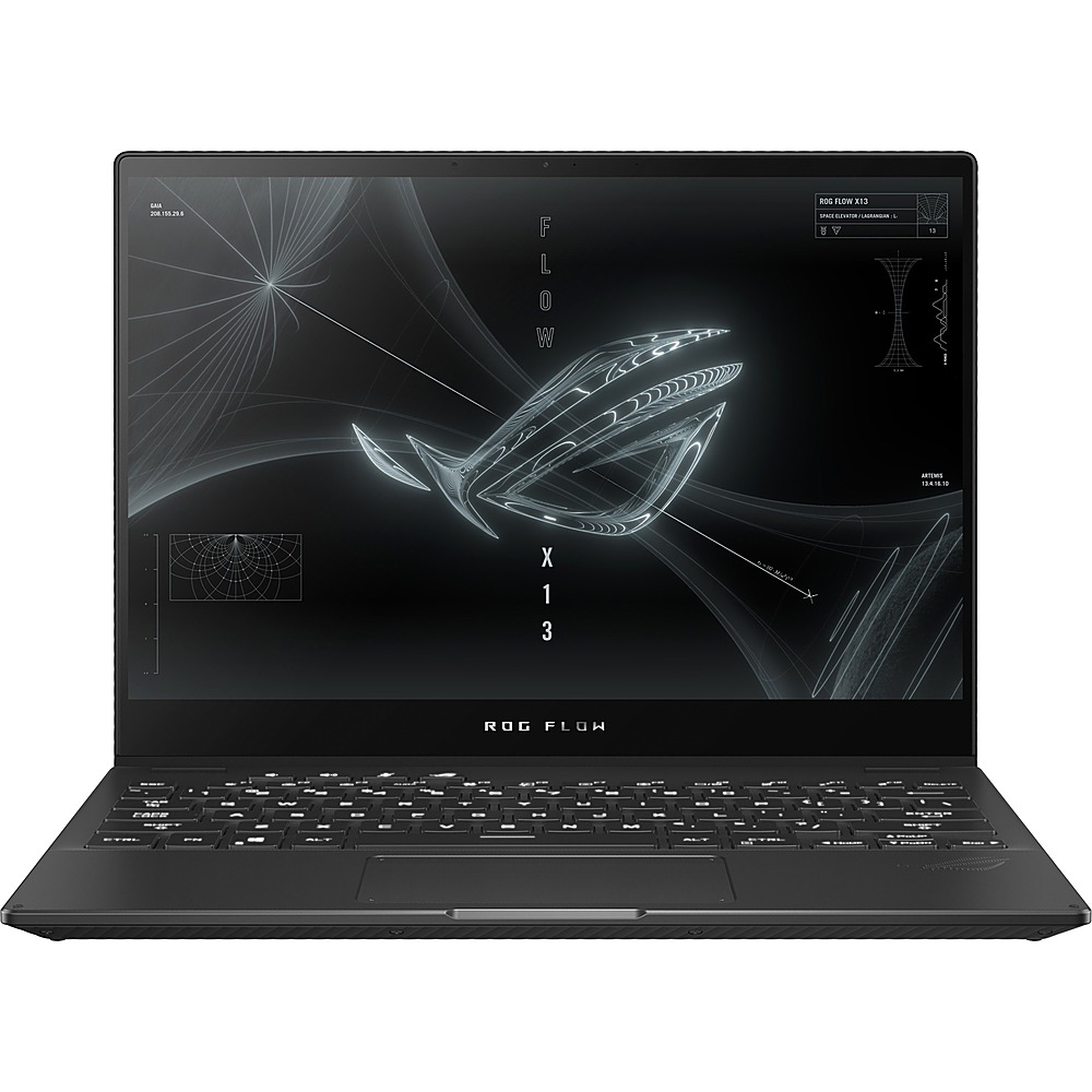 ASUS - Flow X13 13.4" 2-in-1 Laptop with Mobile Dock - AMD Ryzen 9 - 16GB Memory - NVIDIA GeForce RTX 3050 - 1TB SSD