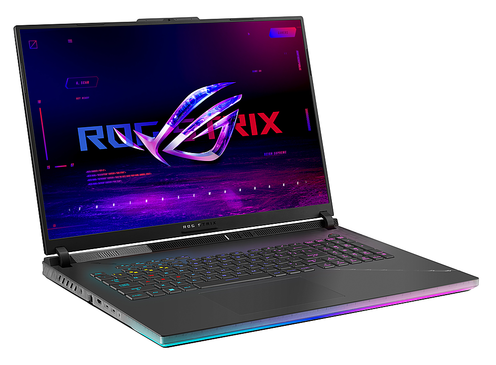 ASUS - ROG Strix 18" 240Hz Gaming Laptop QHD - Intel 13th Gen Core i9 with 32GB Memory - NVIDIA GeForce RTX 4090 - 2TB SSD - Eclipse Gray
