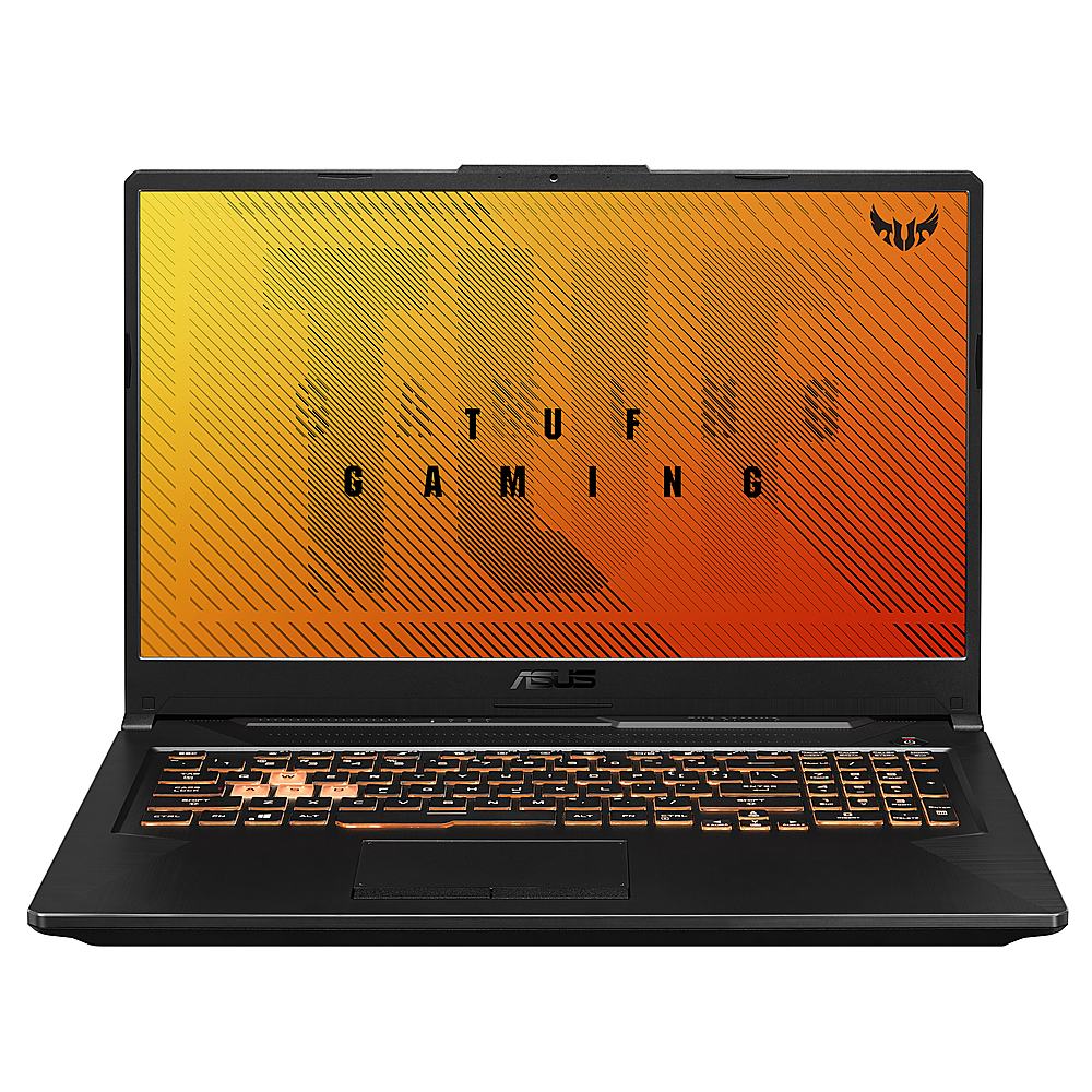 ASUS - TUF Gaming 17.3" Gaming Laptop FHD - AMD Ryzen 5 with 8GB Memory - NVIDIA GeForce GTX 1650 - 512GB SSD - Bonfire Black