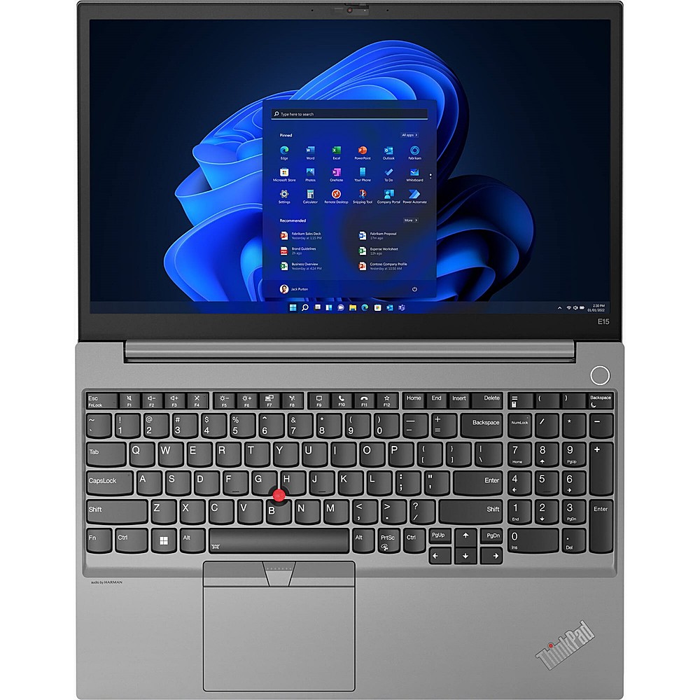 Lenovo - ThinkPad E15 Gen 4 15.6" Notebook - AMD Ryzen 7 5825U - 16GB Memory - 256GB SSD - Gray