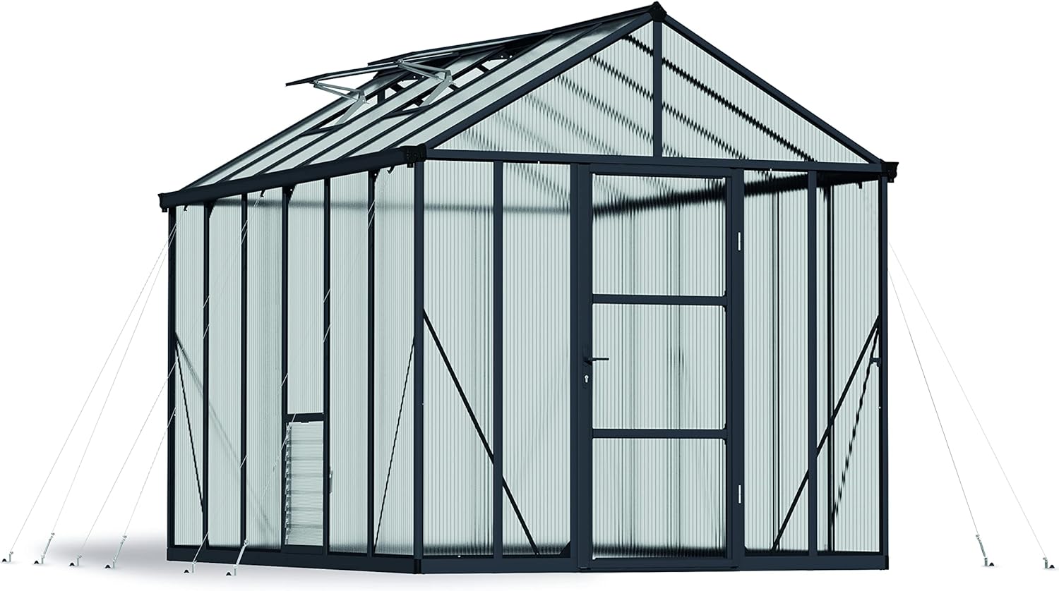 Palram - Canopia Glory Greenhouse - 6' x 8' - Gray