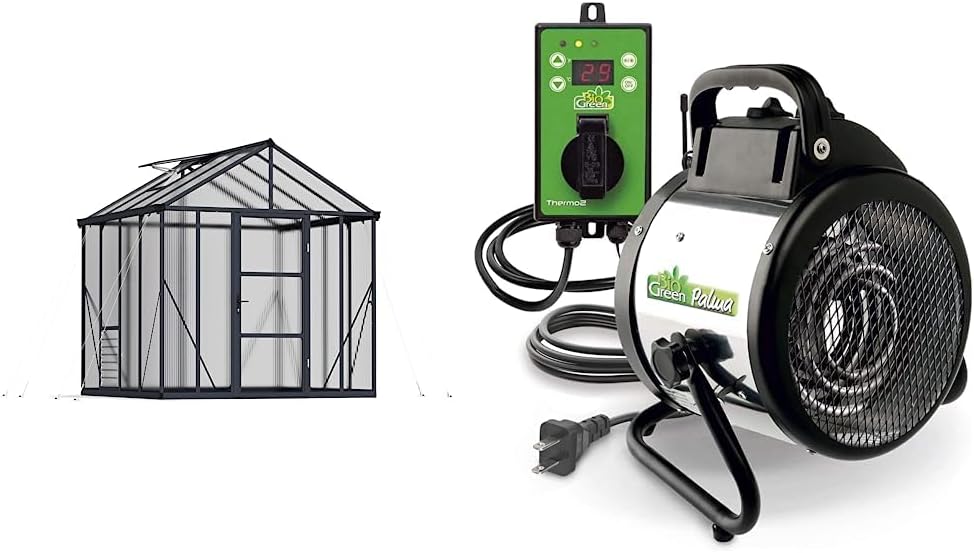 Palram - Canopia Glory Greenhouse - 8 'x 8' - Gray