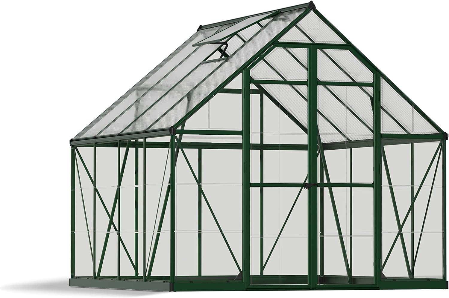 Palram - Canopia Balance Hobby Greenhouse, 8' x 8', Green