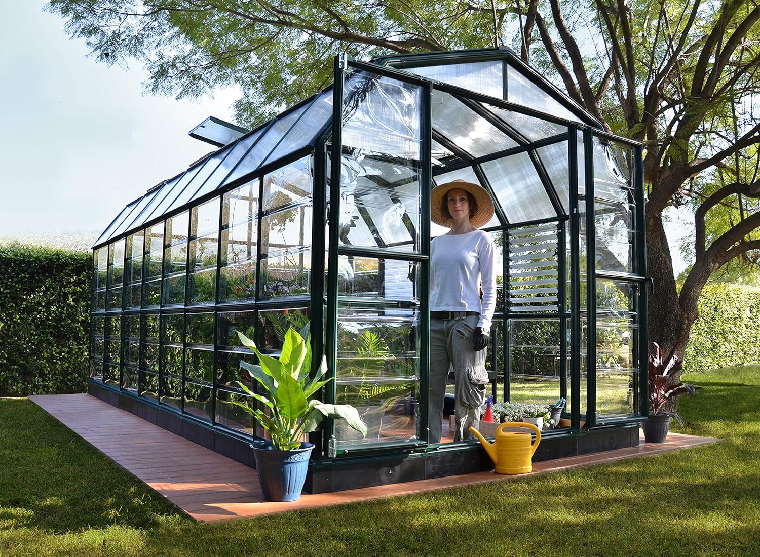 Palram - Canopia Prestige 2 Clear 8' x 16' Greenhouse