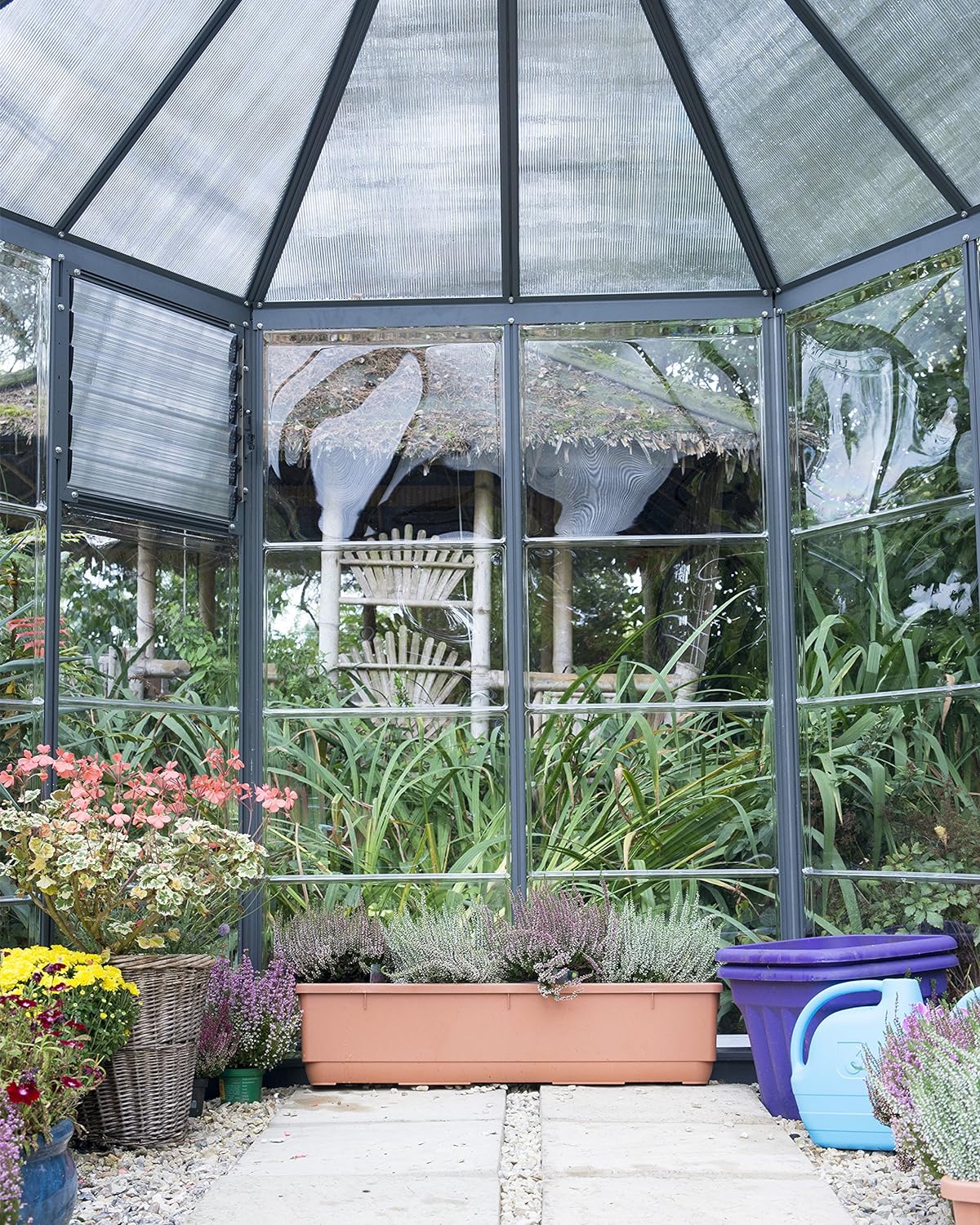 Palram - Canopia Oasis Greenhous - 7' x 8' x 9' - Gray