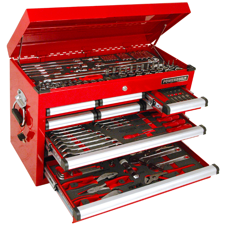 189pc Tool Chest & Assorted Tools