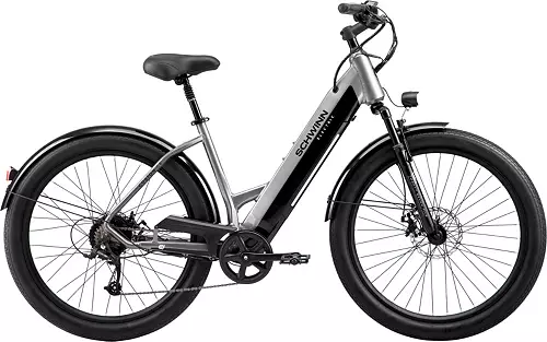 Schwinn Adult Coston 27.5�� CE Step-Thru Electric Hybrid Bike