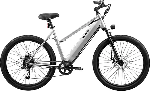 Schwinn Adult Marshall 27.5�� Step-Thru Electric Hybrid Bike