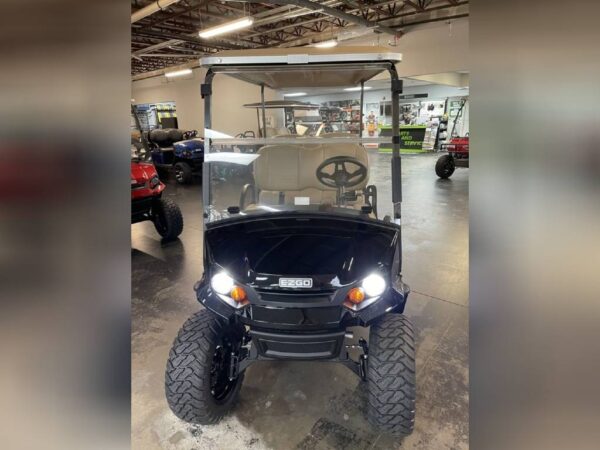 New 2022 E-Z-Go Golf Carts All Express L6 72V Electric Black For Sale