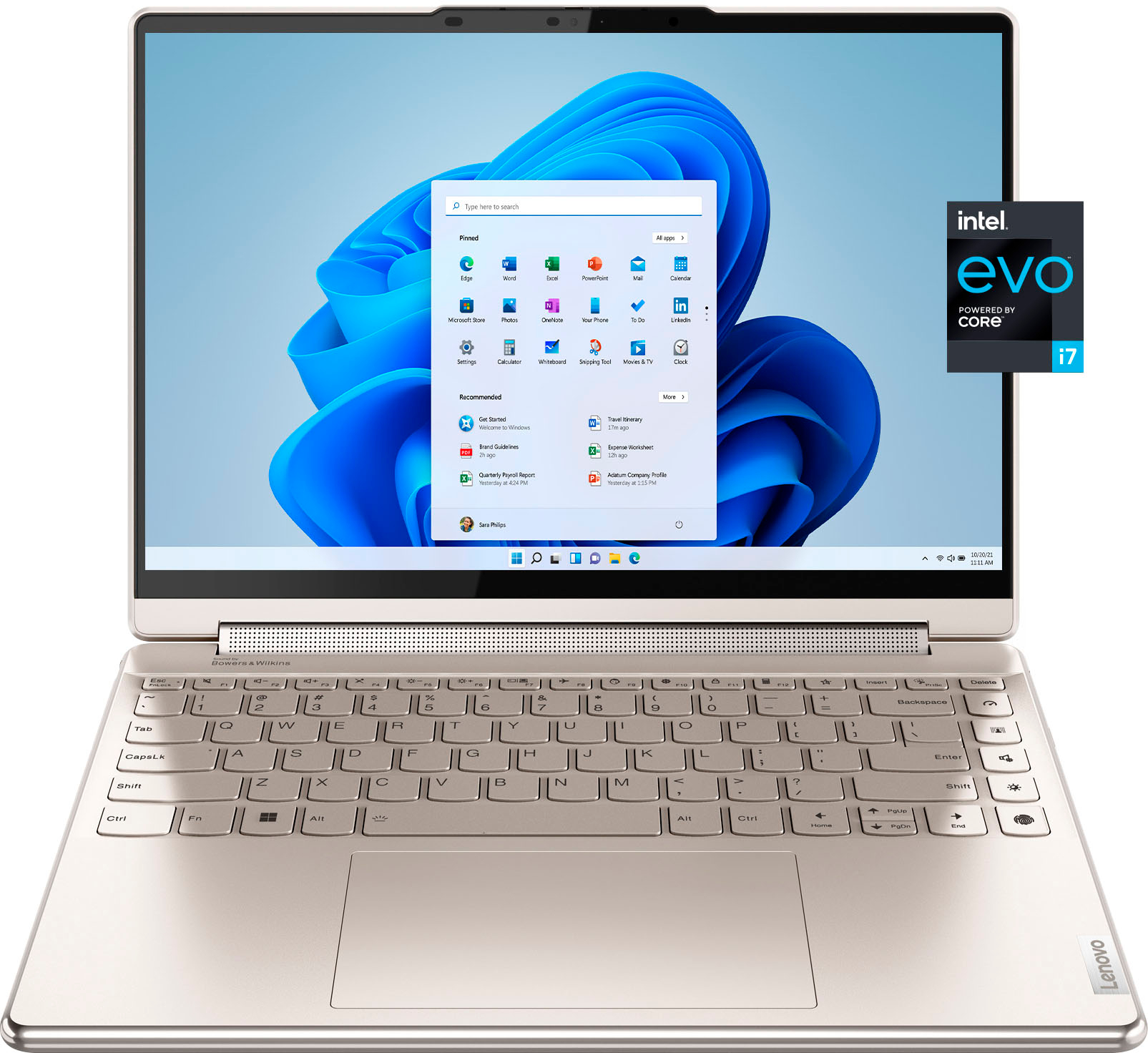 Lenovo - Yoga 9i 2-in-1 14" 2.8K OLED Touch Laptop with Pen - Intel Evo Platform - Core i7-1360P with 16GB Memory - 512GB SSD - Oatmeal