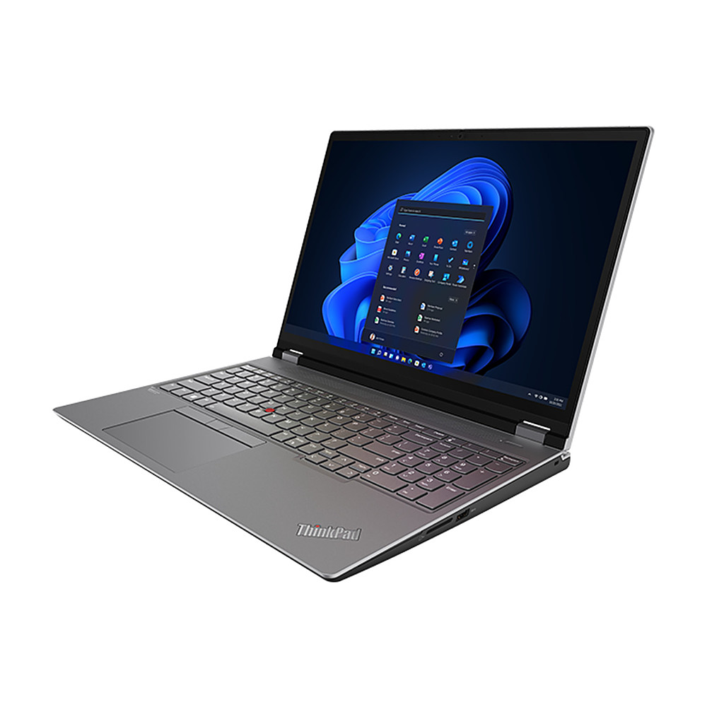 Lenovo - ThinkPad P16 Gen 1 16" Notebook - Intel Core i7-12850HX - 16GB Memory - 512GB SSD - Storm Grey