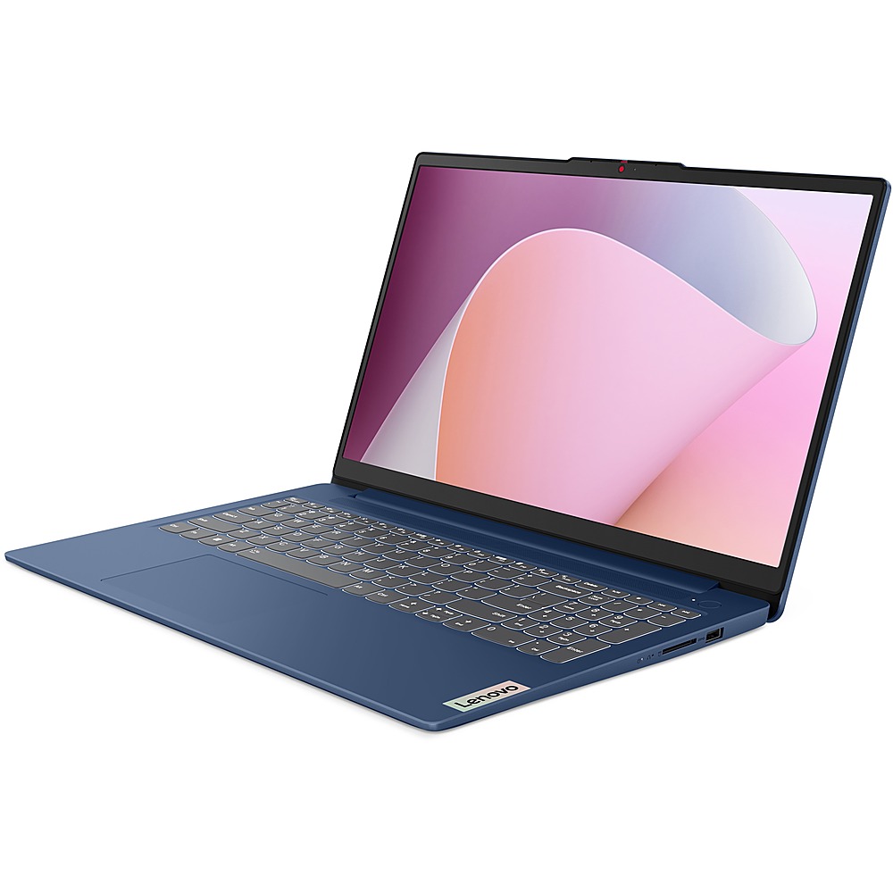 Lenovo - IdeaPad Slim 3 15.6" Laptop - AMD Ryzen 5 with 8GB Memory - 256 GB SSD - Abyss Blue
