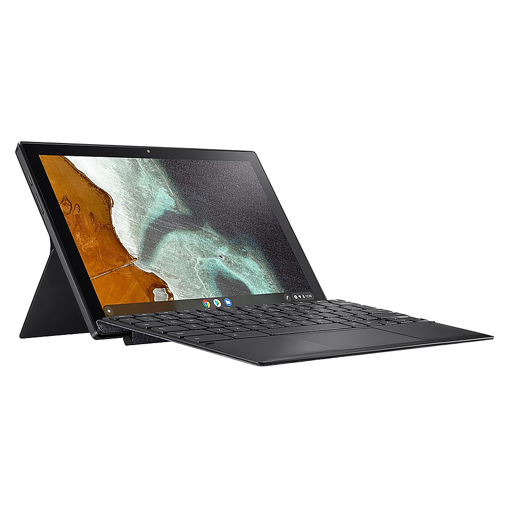 ASUS - Chromebook Detachable CM3 10.5" Touch-Screen Chromebook - ARM Cortex A73 - 4 GB Memory - 64 GB eMMC - Mineral Gray