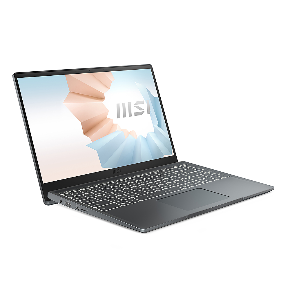 MSI - Modern 14 B11S 14" Laptop - Intel Core i7 - 8 GB Memory - 512 GB SSD - Carbon Gray