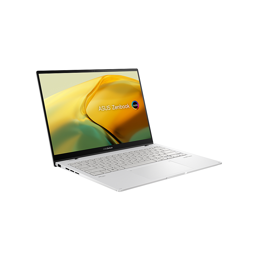 ASUS - Zenbook Flip 14" OLED Touch Laptop - EVO Intel 13 Gen Core i5 with 16GB Memory - 512GB SSD - Foggy Silver
