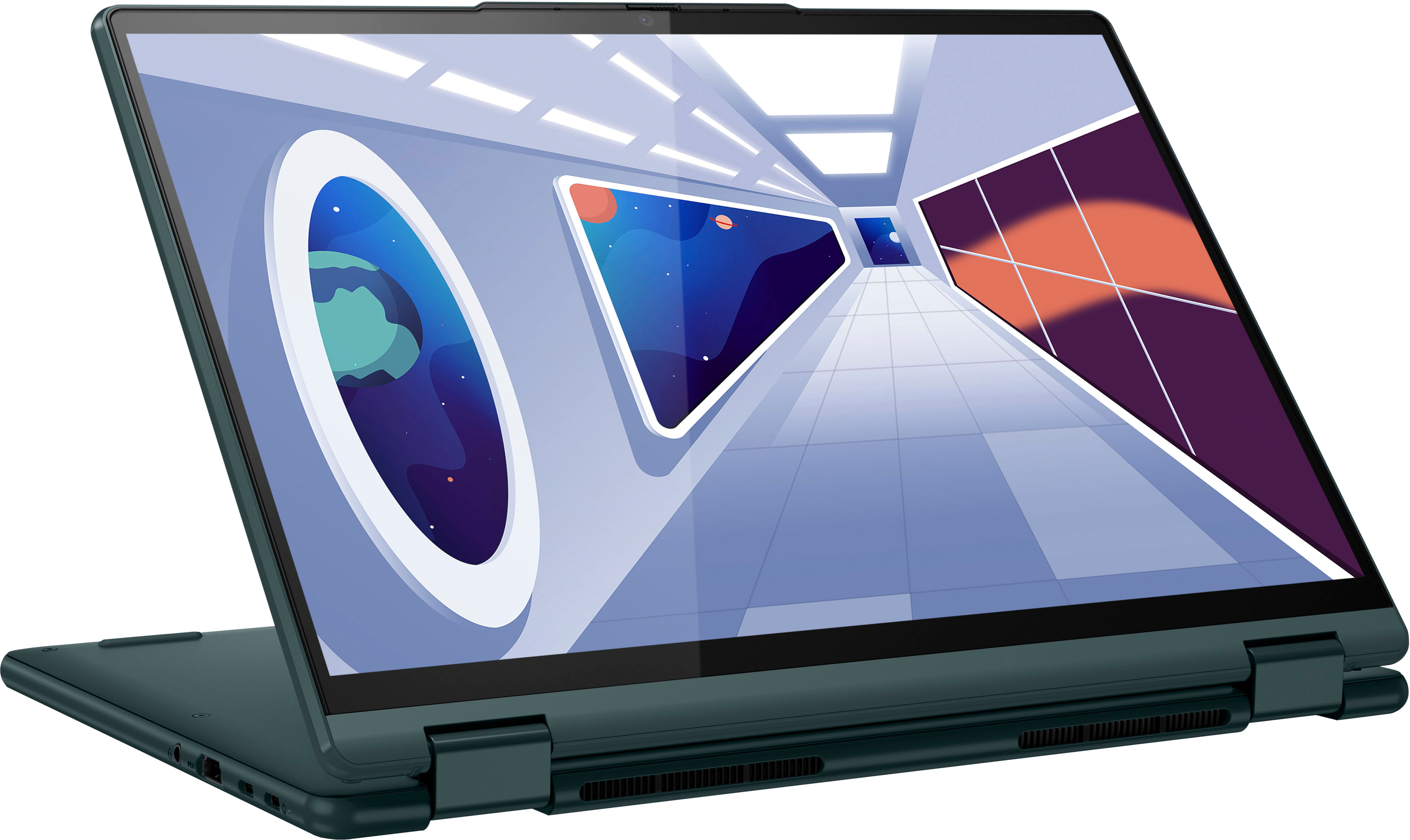 Lenovo - Yoga 6 2-in-1 13.3" WUXGA (1920 x 1200) Touch Laptop -Ryzen 5 7530U with 8GB Memory - 256GB SSD - Dark Teal