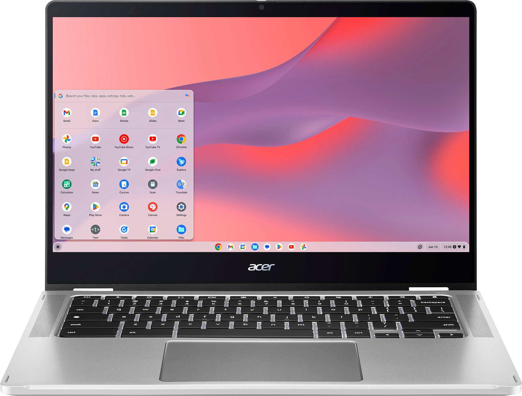 Acer - Chromebook Spin 514 Laptop - 14.0" Full HD 2-in-1 Touchscreen - AMD Ryzen 3 5125C – 8GB – 128GB – WiFi 6- Silver