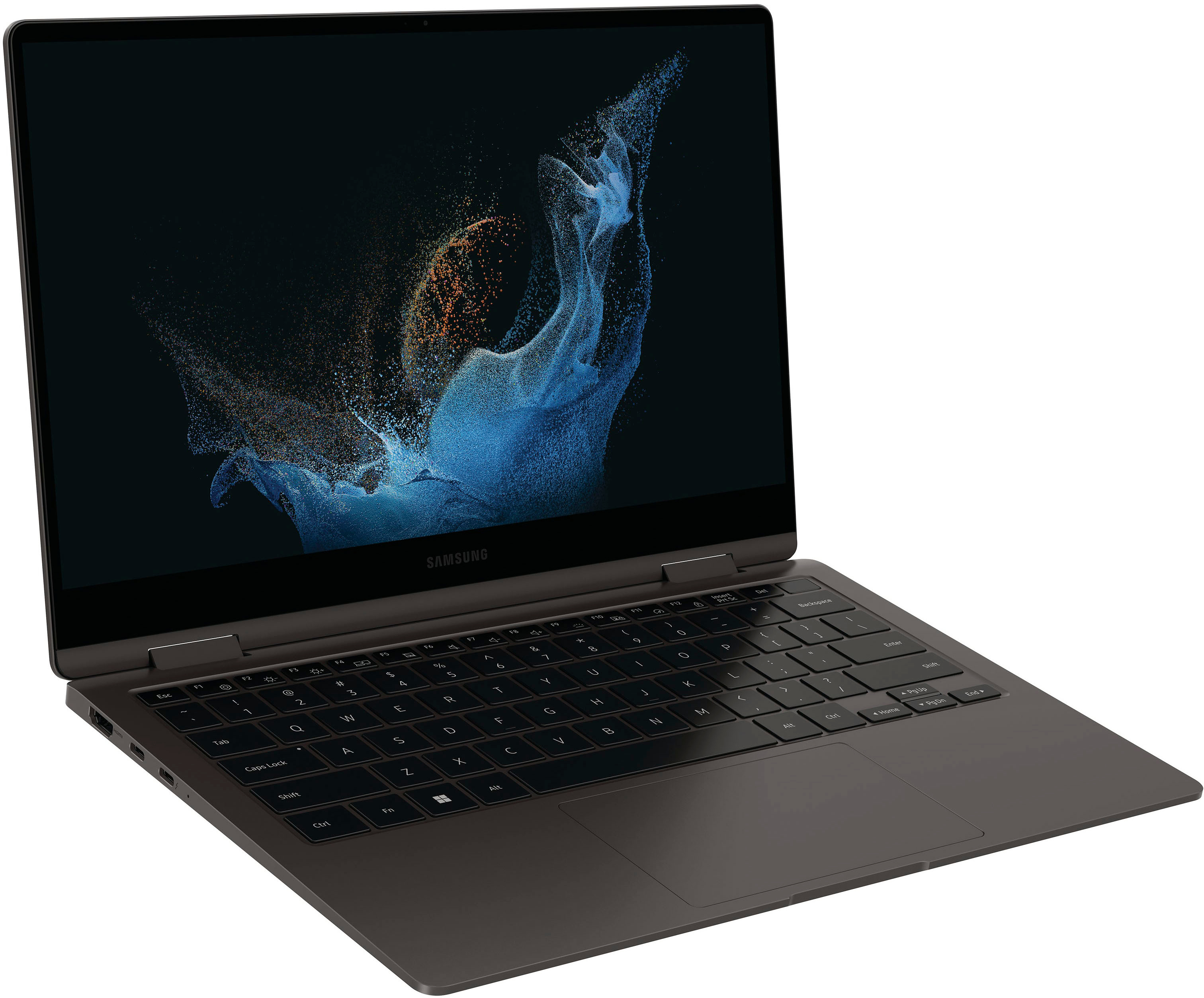 Samsung - Galaxy Book2 360 13.3" AMOLED Touch Screen Laptop -Intel 12th Gen Core i5 Evo Platform - 8GB Memory - 256GB SSD - Graphite
