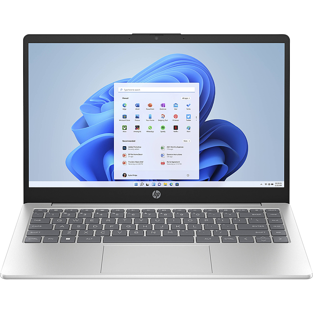 HP - 14-EP0010NR 14" Laptop HD - Intel Processor N200 With 4GB Memory 512GB SSD - Natural Silver