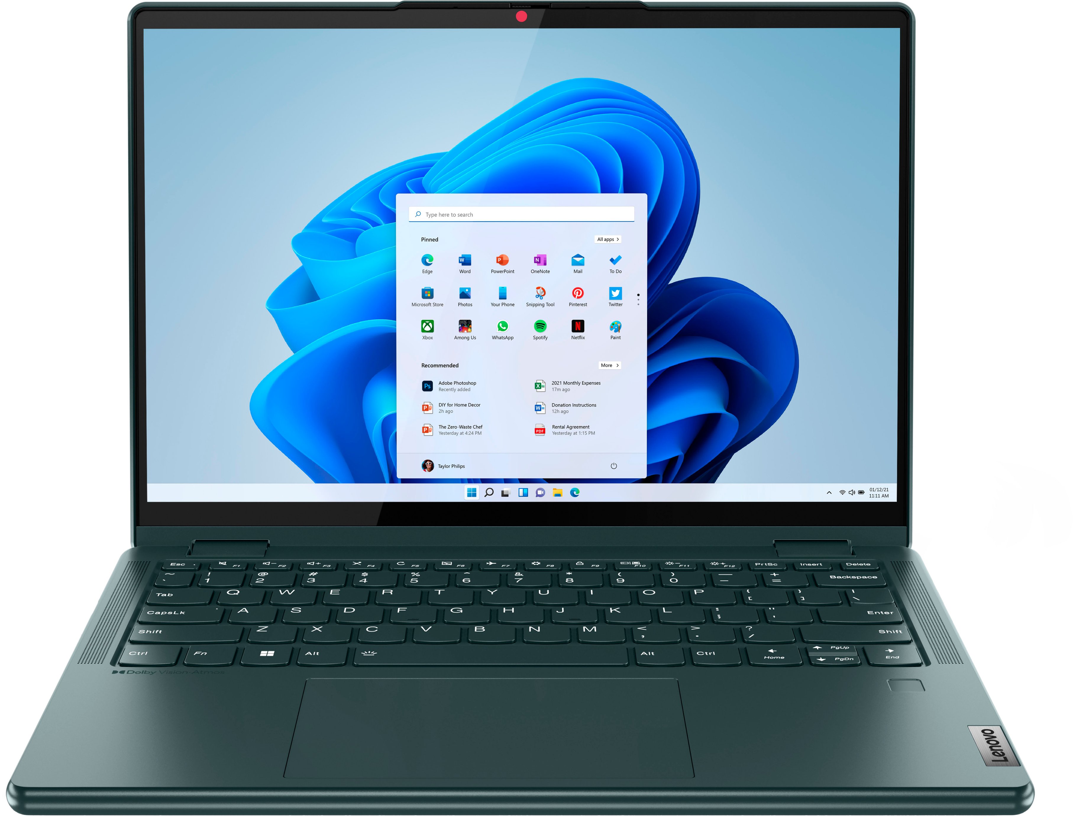 Lenovo - Yoga 6 13.3" WUXGA (1920 x 1200) Touch 2-in-1 Laptop -Ryzen 7 5700U - 16GB Memory - 512GB SSD - Dark Teal