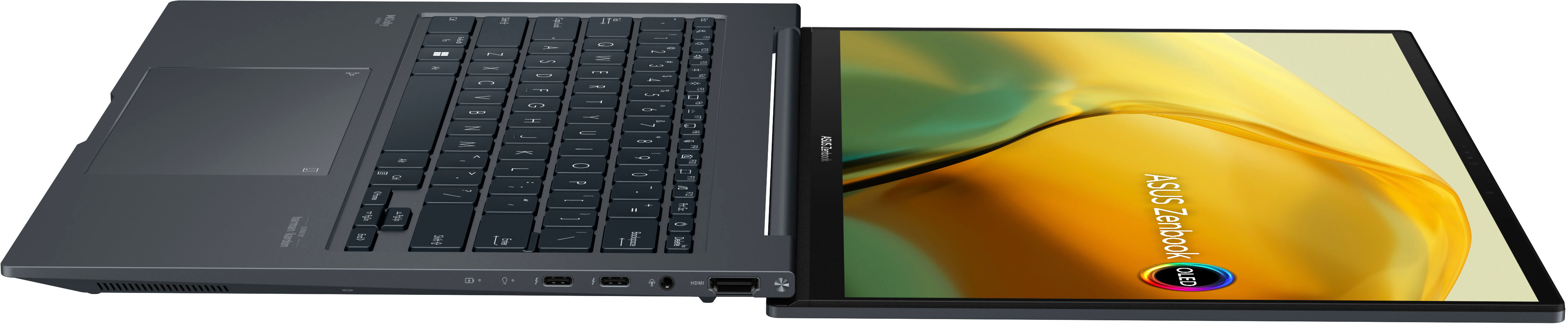 ASUS - Zenbook 14.5" 2.8K OLED Laptop - Intel Evo Platform - 13th Gen Core i7 Processor with 16GB Memory - 512GB SSD - Inkwell Gray