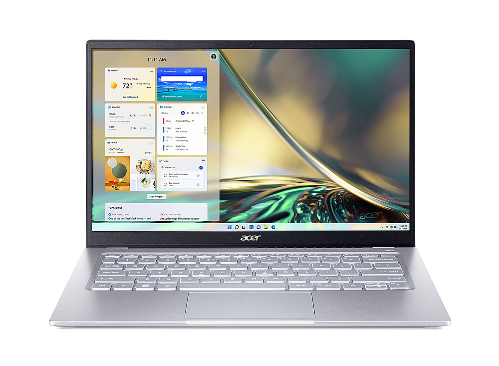 Acer - Swift 3 - 14" 1920 x 1080 100% sRGB Laptop - AMD Ryzen 5 5625U - 16GB LPDDR4X – 512GB SSD - Wi-Fi 6E - Silver - Silver