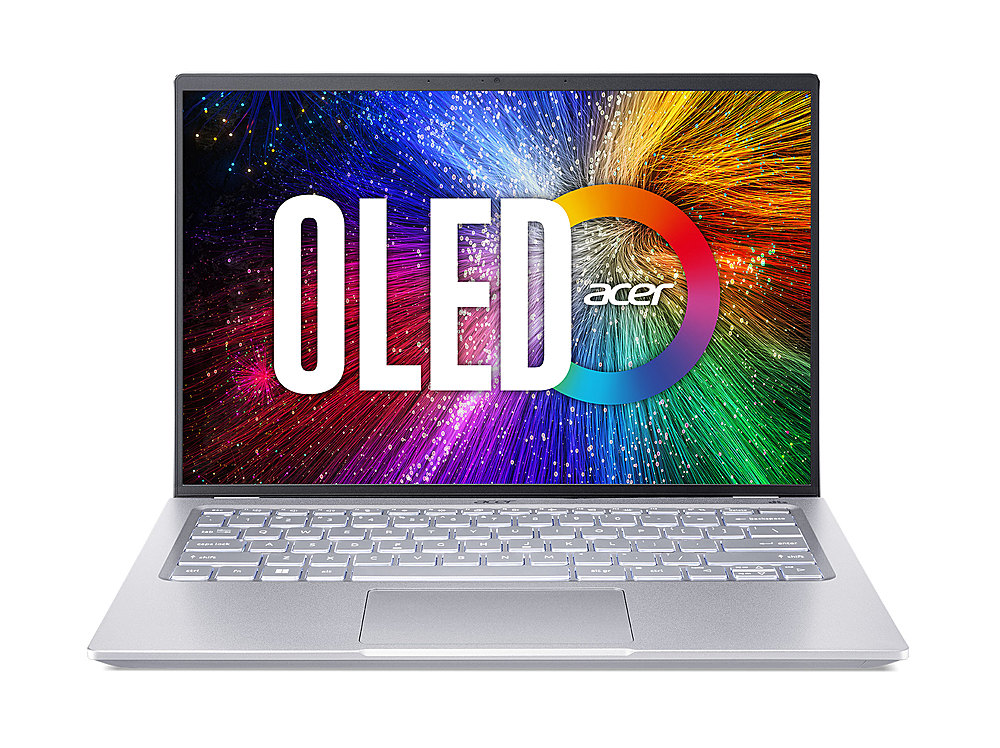 Acer - Swift 3 -14" OLED WQXGA Laptop- -12th Gen Intel Core i7 12700H-Iris Xe Graphics-16GB LPDDR5-1TB Gen 4 SSD - Gray