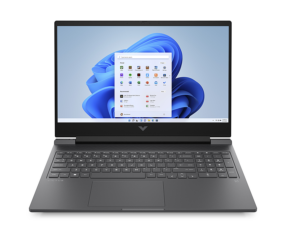 HP - Victus 16.1 " Gaming Laptop -Intel Core i7-13700H with 16GB Memory - NVIDIA GeForce RTX 4060 - 512GB SSD - Mica Silver