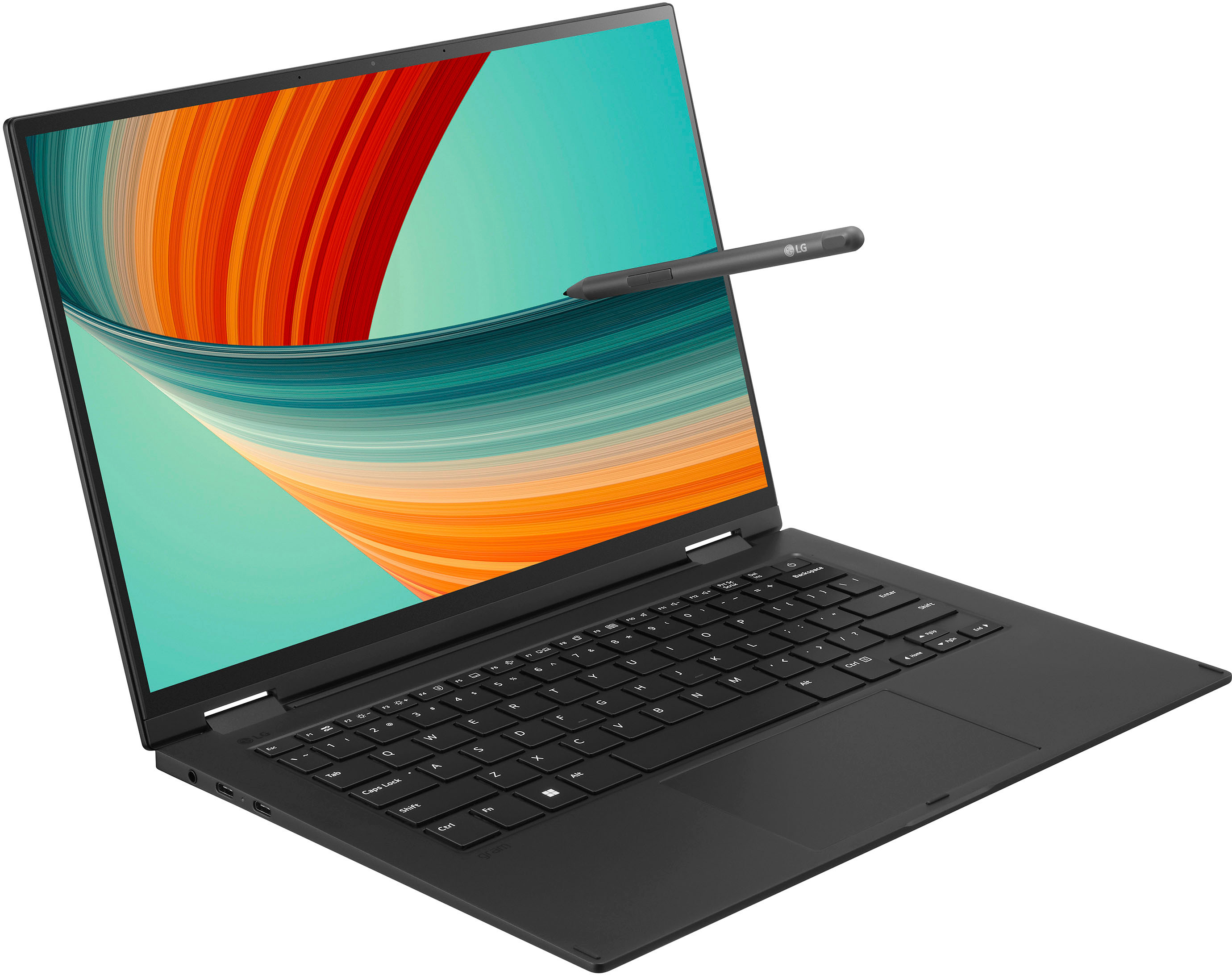 LG - gram 2-in-1 14” Laptop - Intel Evo Platform 13th Gen Intel Core i7 with 16GB RAM - 1TB NVMe SSD