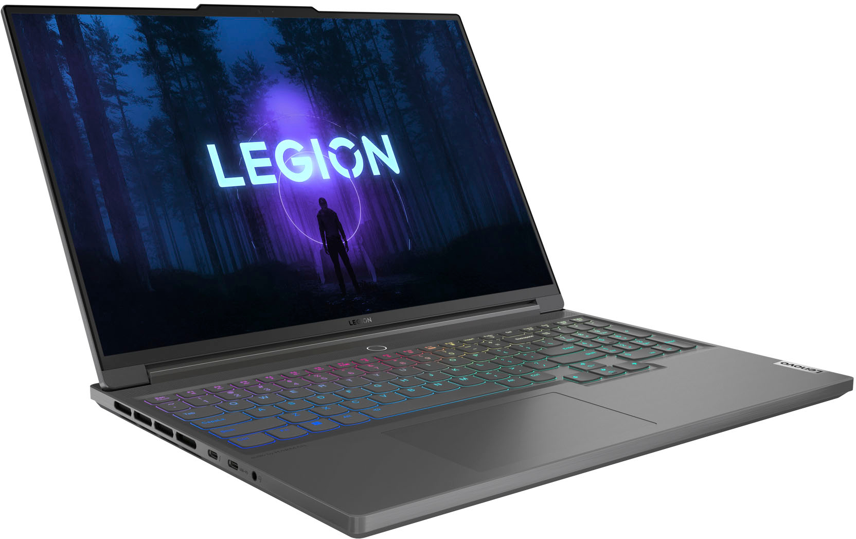 Lenovo - Legion Slim 7i 16" Gaming Laptop WQXGA- Intel Core i9-13900H with 16GB Memory - NVIDIA GeForce RTX 4070 - 1TB SSD - Storm Grey