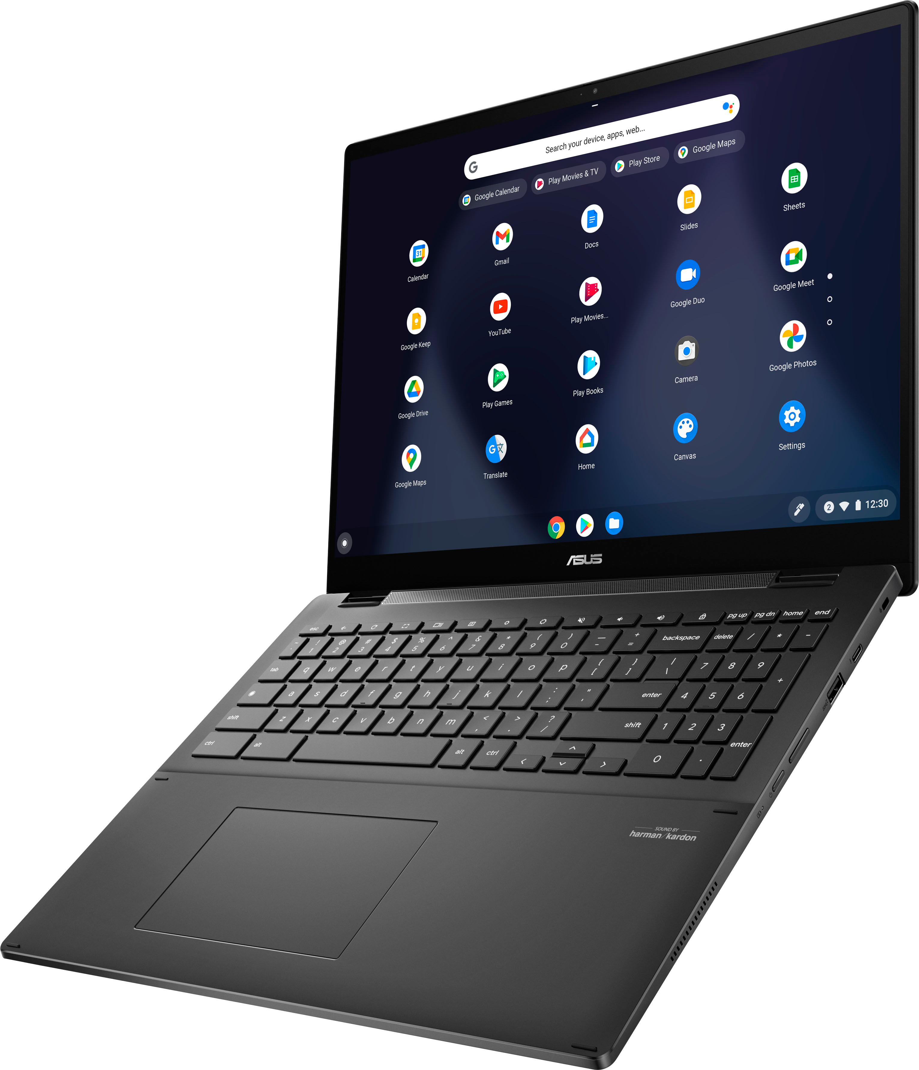 ASUS - 16" 2-in-1 Touchscreen Chromebook - Intel Core i3 - 8GB Memory - 128GB SSD - Mineral Grey
