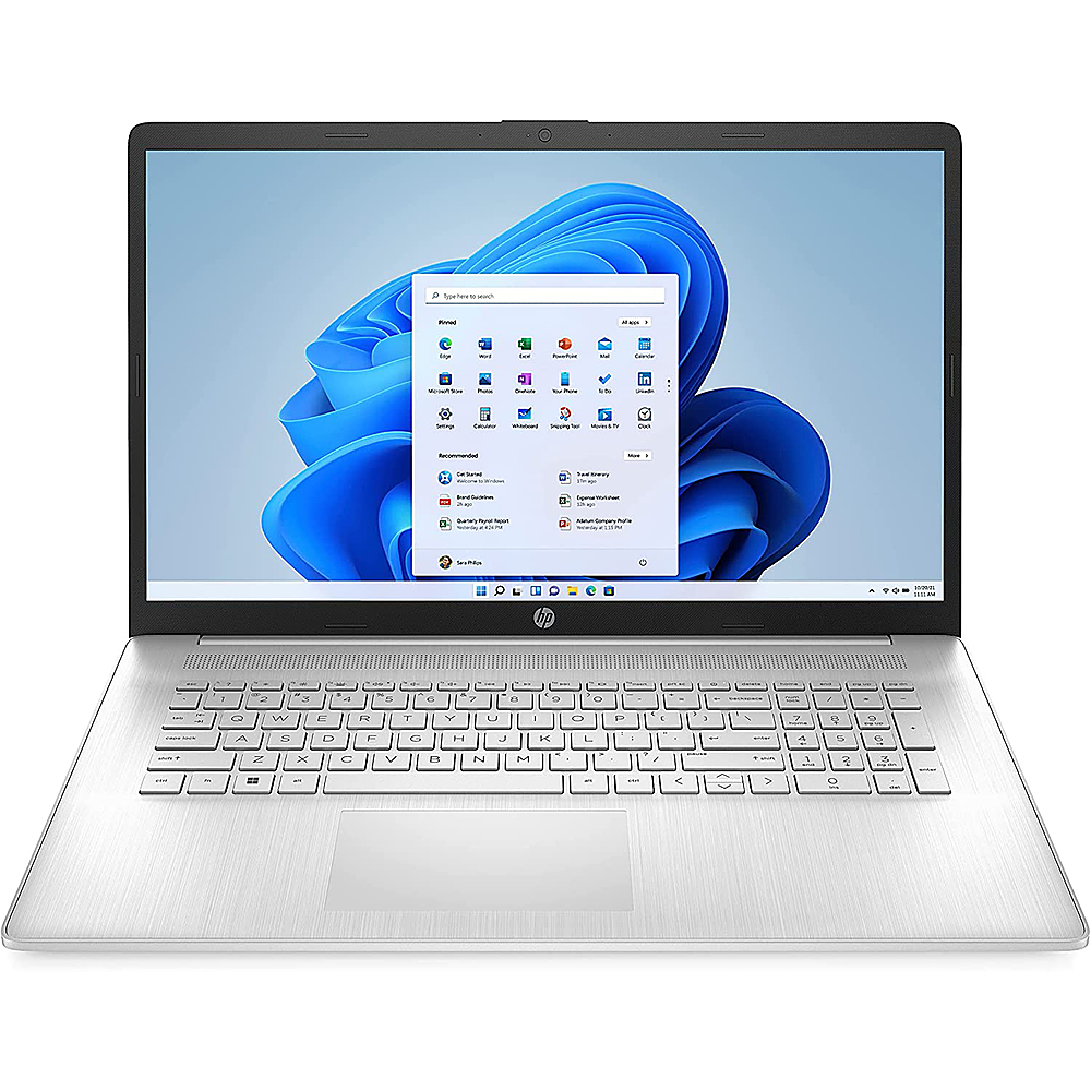 HP - 17-CP2020NR 17.3" Laptop HD+ - AMD Ryzen 3 7320U With 8GB Memory 256GB SSD - Natural Silver