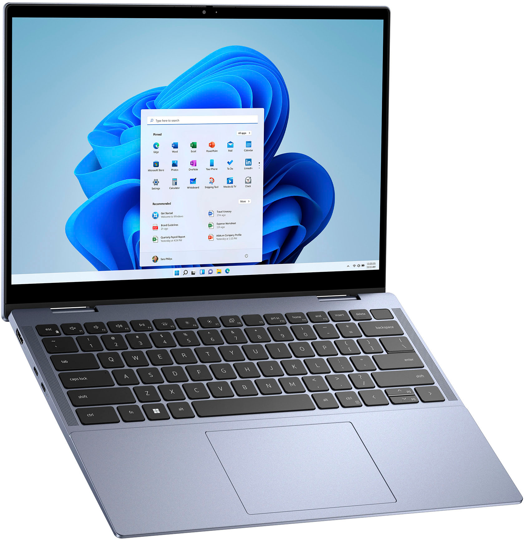 Dell - Inspiron 14.0" 2-in-1 Touch Laptop - Ryzen 7 - 16GB Memory - 512GB Solid State Drive - Neptune