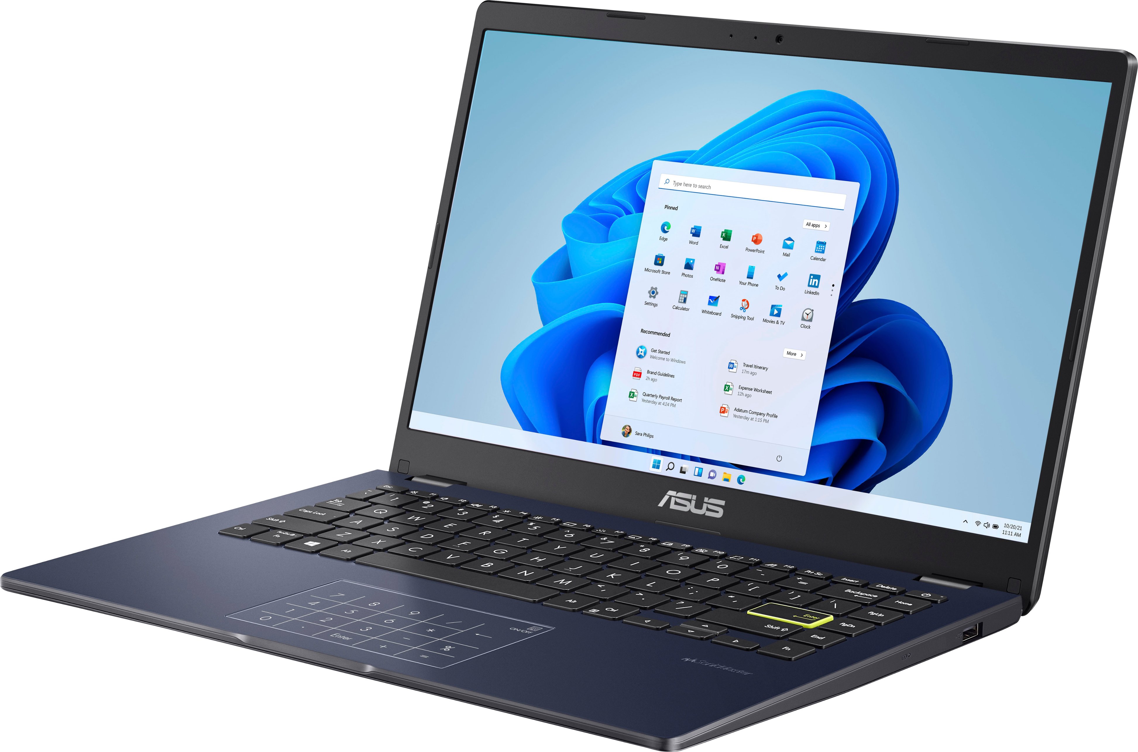ASUS - 14.0" Laptop - Intel Celeron N4500 - 4GB Memory - 128GB eMMC - Star Black