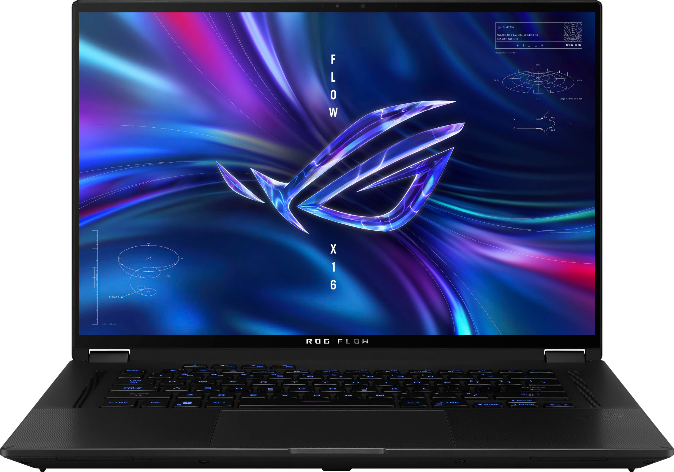 ASUS - ROG 16" Touchscreen Gaming Laptop GHD-Intel Core i9 with 16GB DDR5 Memory - NVIDIA GeForce RTX 4060 V8G Graphics-1TB SSD - Off Black