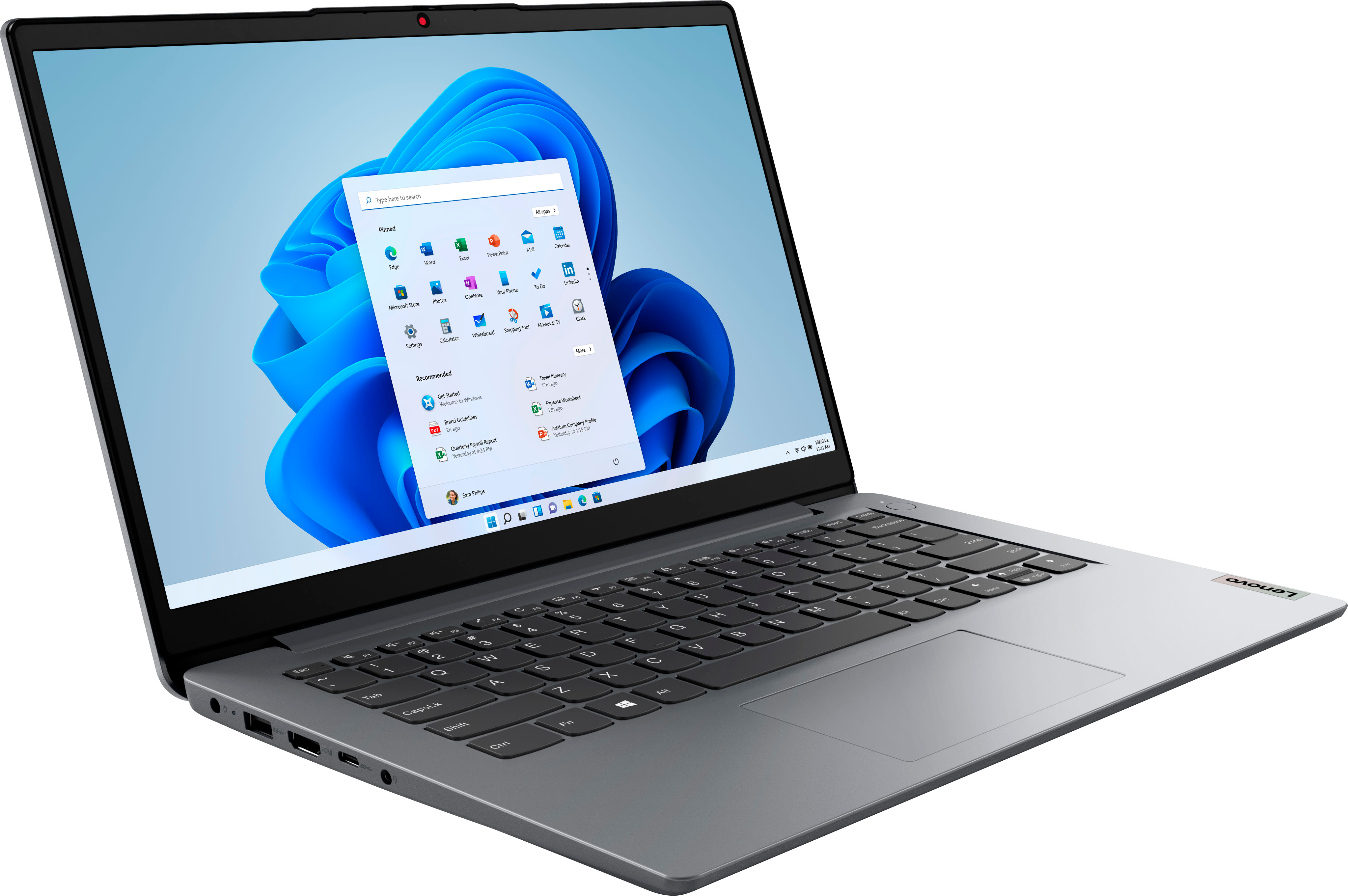 Lenovo - Ideapad 1i 14.0" HD Laptop - Celeron N4020 - 4GB Memory - 64GB eMMC - Cloud Grey