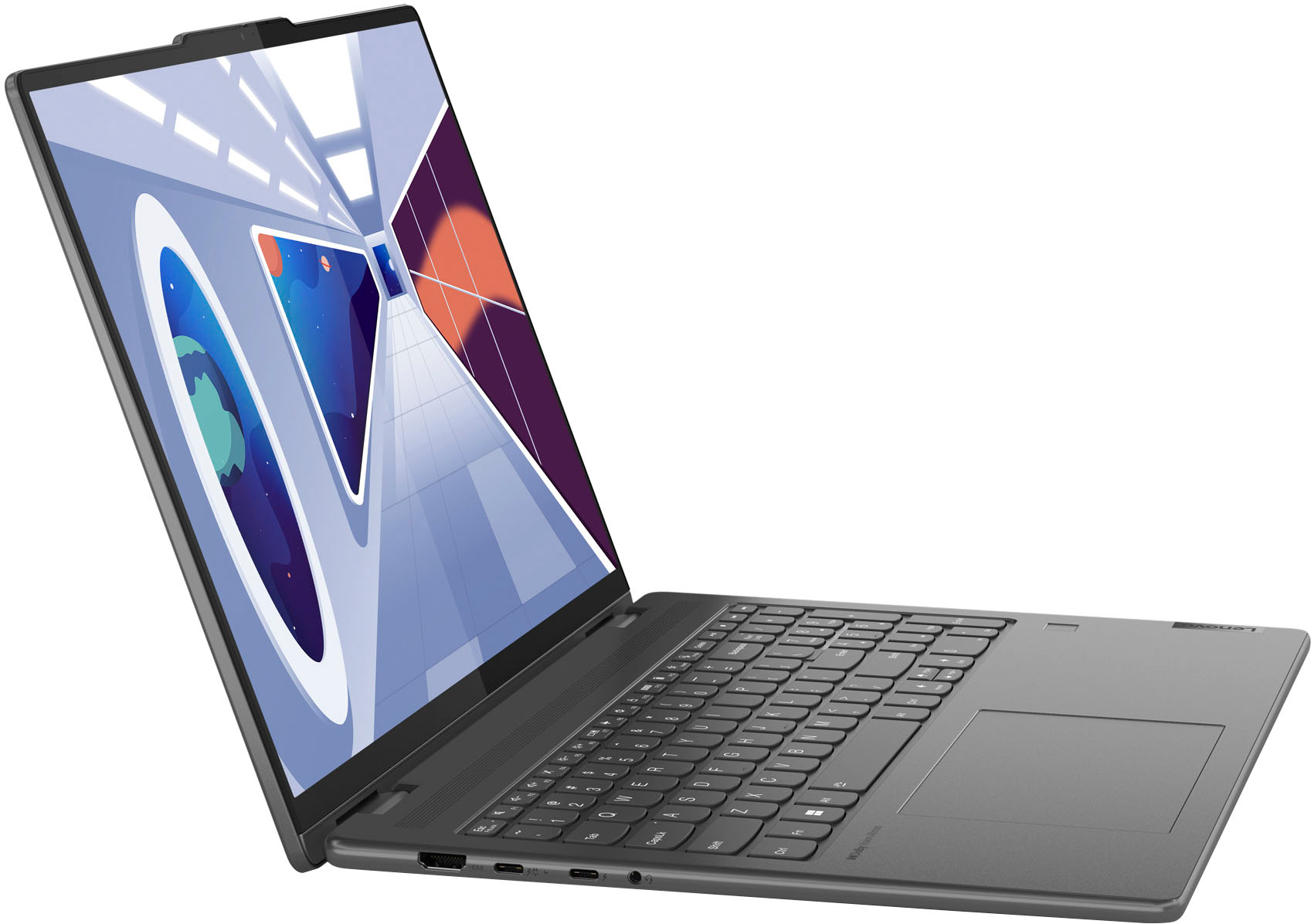 Lenovo - Yoga 7i 16" WUXGA 2 in 1 Touch-Screen Laptop - Intel Core i7-1355U - 16GB Memory - 512GB SSD - Storm Grey
