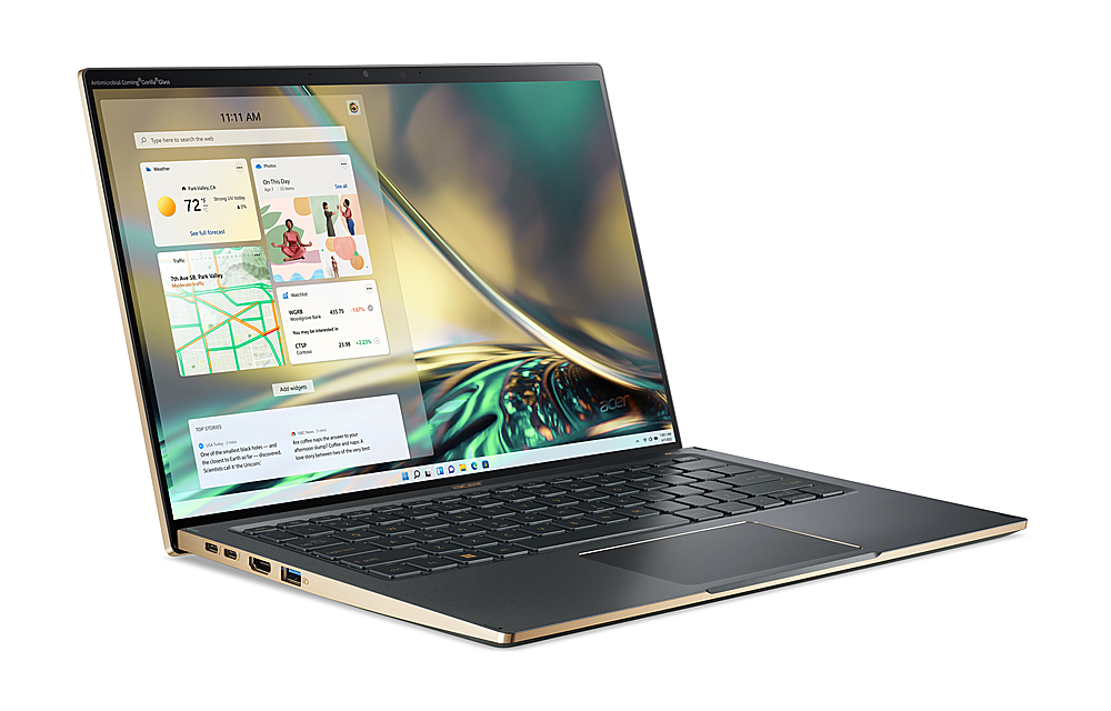 Acer - Swift 5 - 14" 2560 x 1600 Touchscreen Intel Evo Laptop - 12th Gen Intel Core i7-1260P - 16GB - 1TB SSD - Mist Green