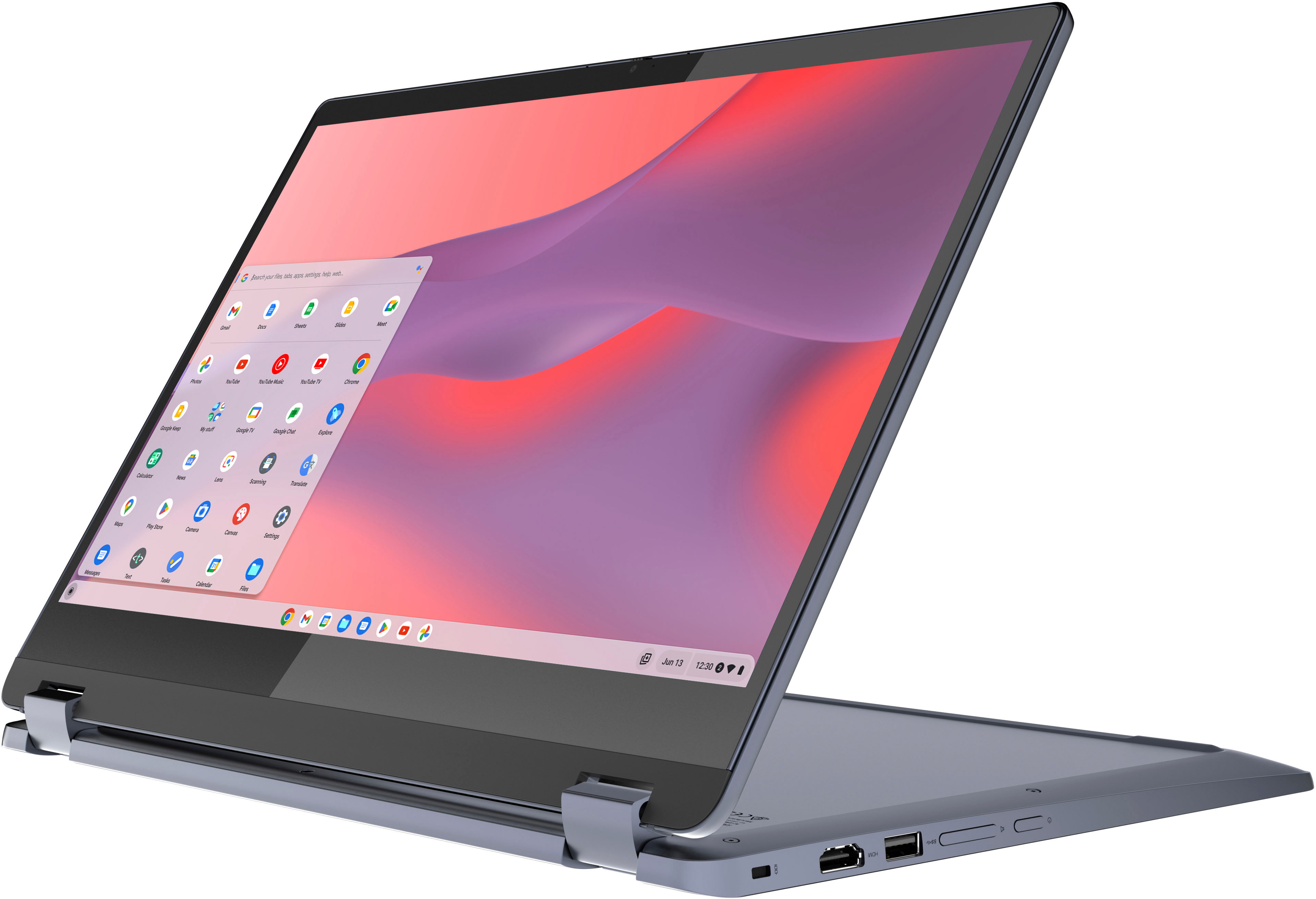 Lenovo - Flex 3i Chromebook 15.6" FHD Touch-Screen Laptop - Celeron N4500 - 4GB Memory - 64GB eMMC - Abyss Blue