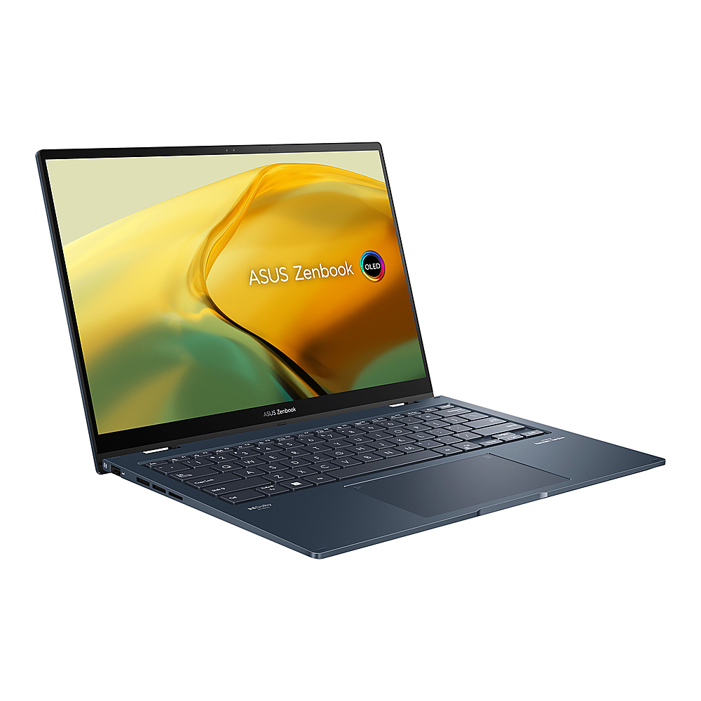 ASUS - ZenBook 14 Flip 2-in-1 14" OLED Touchscreen Notebook - Intel Core i7-1360P with 16GB Memory - 1TB SSD - Ponder Blue