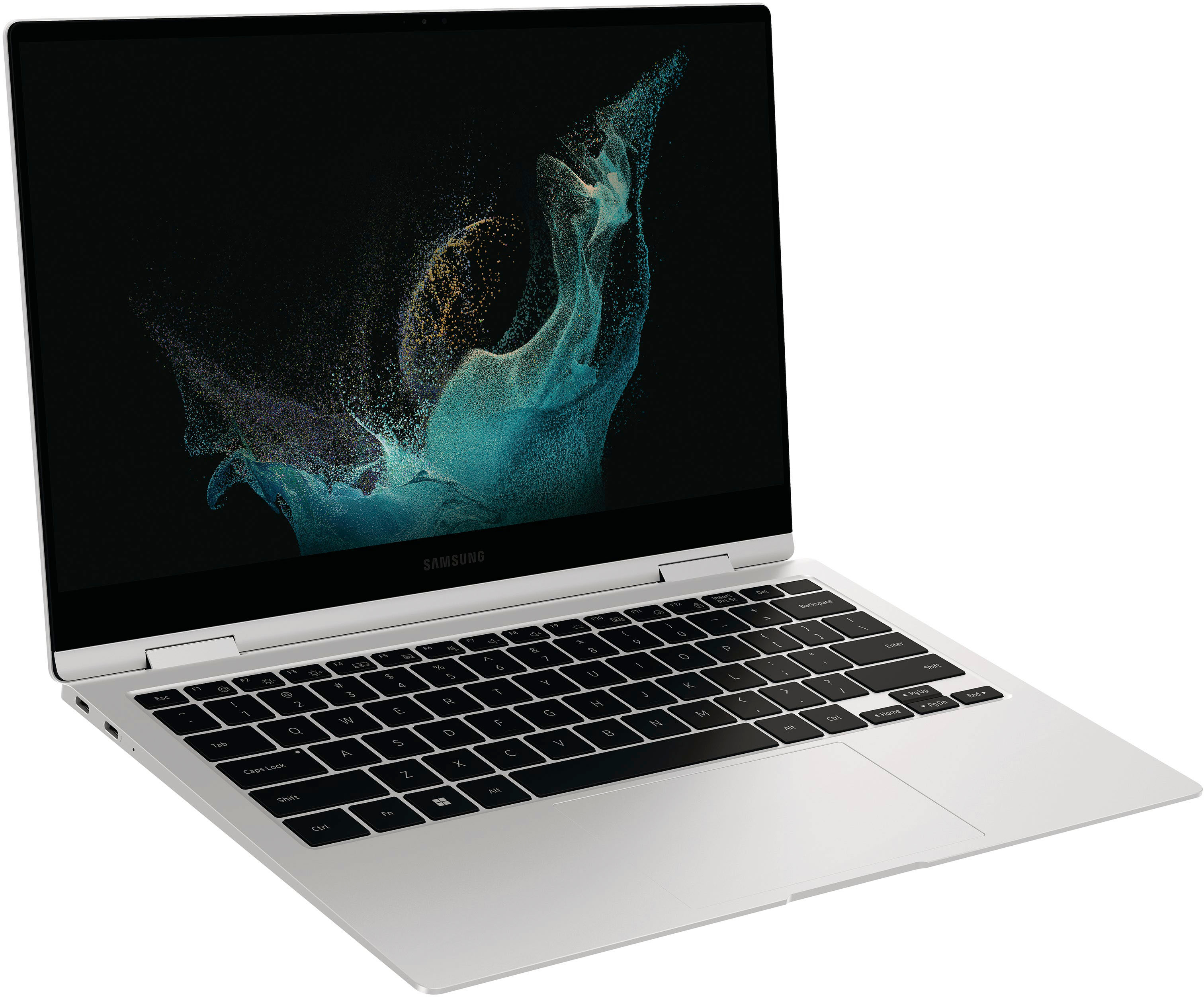 Samsung - Galaxy Book2 Pro 360 2-in-1 13.3” AMOLED Touch Screen Laptop– Intel 12th Gen Evo Core i7 – 16GB DDR5 Memory – 512 GB SSD - Silver
