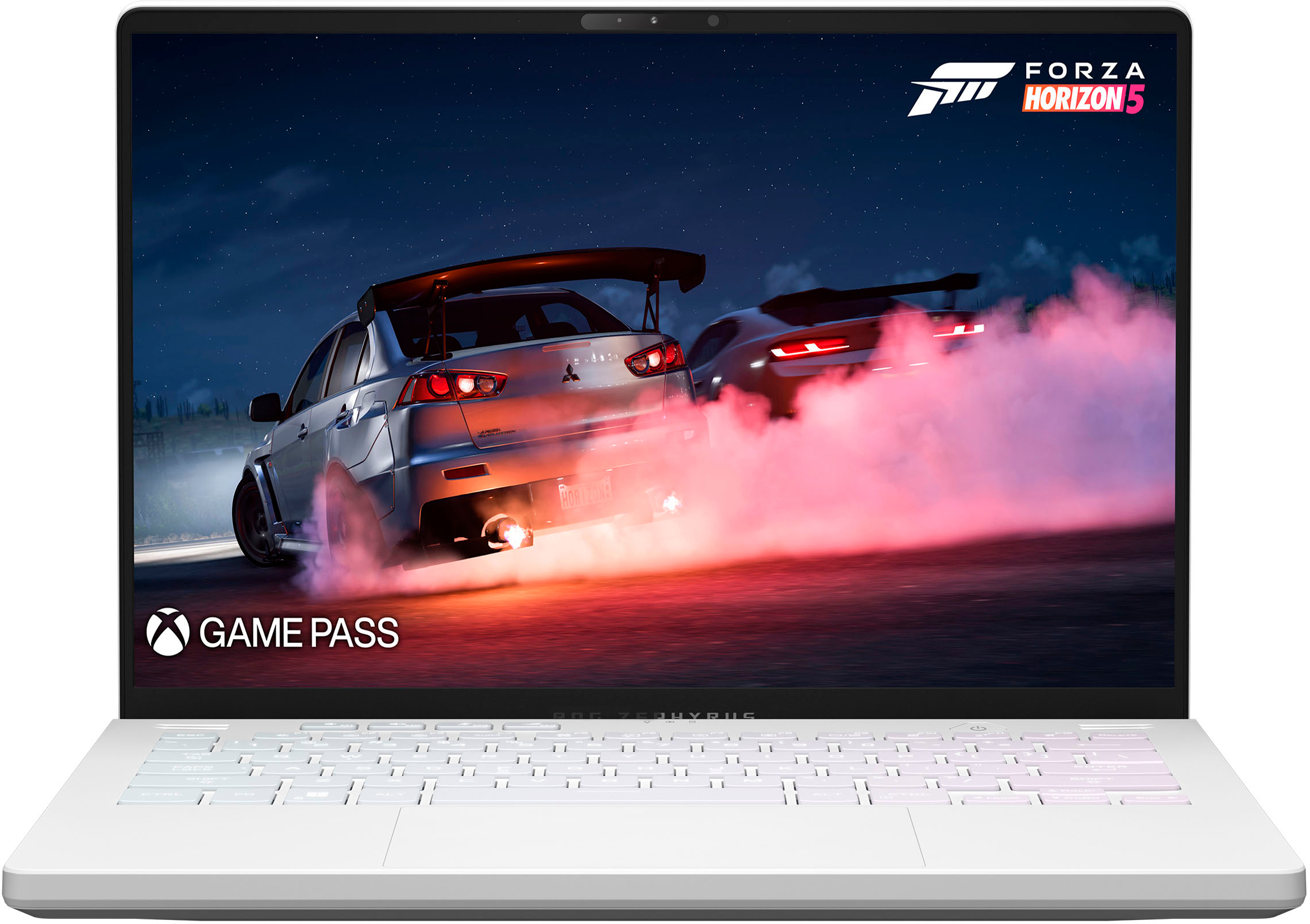 ASUS - ROG Zephyrus 14" WQXGA 120Hz Gaming Laptop - AMD Ryzen 9 - 16GB DDR5 Memory - AMD Radeon RX 6800S - 1TB PCIe 4.0 SSD - Moonlight White