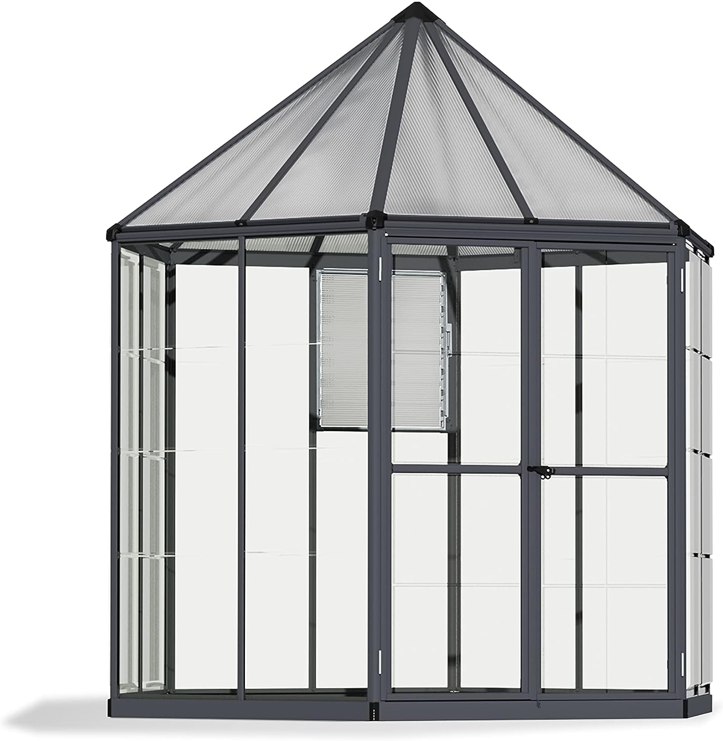 Palram - Canopia Oasis Greenhous - 7' x 8' x 9' - Gray